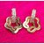 Designer 18K AD Indo Western Party Fashion Star Flower Earrings