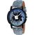 HRV New Designcer APPLE Print Dial Blue Leather Belt Men  Women Watch - For Boyscccc