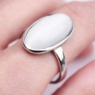 Opal Stone Silver Ring Unheated  Certified Stone Opal Ring For Unisex By CEYLONMINE