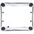 DRM Universal Front Load Heavy Duty Washing Machine Stand Trolley 24  19 for IFB, LG, Samsung Compatible with All Major