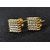 18k Gold Yo yo Honey Singh Style Inspired Square Cubic Zircons cz HQ Earrings Studs