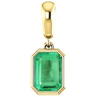 Astrological Stone 7.25 Carat Stone Emerald Pendant For Astrological Purpose By CEYLONMINE