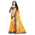 eDESIRE Mustard Yellow Colour Art Silk Saree with Blouse Piece.