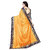 eDESIRE Mustard Yellow Colour Art Silk Saree with Blouse Piece.