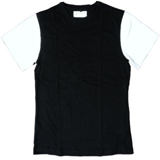 ZOOKS Unisex Cotton Black T-Shirt Textured Off-White Half Sleeve