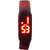 FARP Digital led watch band type red colour military design fancy mens watch womens watch boys watch girls watch