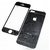 3D Diamond Tempered Glass For Iphone 4S  BLACK