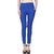 Cotton  Slim Blue colour Women's Straight Fit  Palazzo Pant(Blue)