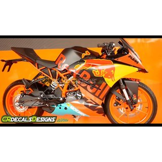 Buy CR Decals KTM RC Custom Decals/ Stickers/ Wrap Full Body CUP RACING ...