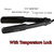 Professional Solid Smooth Ceramic Hair Straightener Antistatic Hairstyling Flat Iron Salon Approved Hair Styler Tool 50W