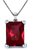 Unheated  Untreated stone Ruby 5.25 Ratti Precious Stone Pendant Silver Plated By CEYLONMINE