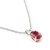 CEYLONMINE -Ruby Silver Plated Pendant For Astrological Purpose