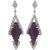 Voylla Sterling Silver Purple Color Danglers
