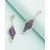 Voylla Sterling Silver Purple Color Danglers