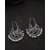 Voylla Rangabati Oxidized Silver Plated Earrings