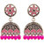 Voylla Rangabati Pink Embellishments Earrings