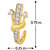 Voylla J Bali Cluster Setting Gems Earrings