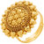 Voylla Cocktail Ring In Yellow Gold Finish For Women