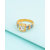 Dare by Voylla Glint Rings Emerald Cut CZ Ring