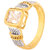 Dare by Voylla Glint Rings Emerald Cut CZ Ring
