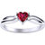 Voylla Solitaire Engagement Ring in Heart Motif