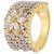 Voylla CZ Gems Studded Band Ring