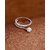 Voylla Silver Plated Zircons Adorned Ring