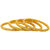 Voylla Gold Plated Ethnic Nishkam Bangles