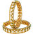 Voylla Kundan Stanza Round Cut Gems Bangles