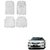Auto Addict Car Rubber PVC Car Mat 6204 Foot Mats Clear Color Set of 4 pcs For Toyota Corolla Old Altis
