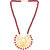 Voylla Attractive Necklace with Red Bead Chain