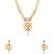 Voylla Antique Inspired Brass Necklace Set