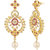Voylla Antique Inspired Brass Necklace Set