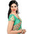 Tiana Creation Green Embroidered Net Saree With Blouse