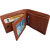 Eaglebuzz Branded Tan genuine wallet With 9 ATM Card Pocket