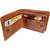 Eaglebuzz Branded Tan genuine wallet With 9 ATM Card Pocket
