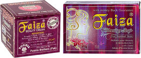 Faiza Whitening Soap 90g And Faiza Beauty Cream 30g