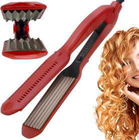 Women Gamai Hair Care Curler Curl Curling Iron Rod Brush Styler Straightener - CR54.