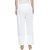 Partr wear Chikan Women's Cotton Hand Embroidered Palazzo Pant (White)