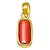 CELONMINE - Red Coral Pendant Original stone moonga pendant for women
