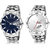 ADK LK-102-103 Blue  Silver Dial DAY  DATE Functioning Watches for  Men