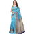 Phoenix Retail's Blue Colored Kalamkari Maysore Silk Saree With Blouse Piece