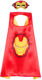 Kaku Fancy Dresses Iron Superhero Robe/California Costume/Halloween Costume -Red, Free Size, for Boys