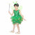 Kaku Fancy Dresses Fairy Tales Character Tinkel Bell Costume -Green,for Girls