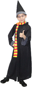 Kaku Fancy Dresses Harry Potter Fancy Dress for Kids/Hogwarts/Halloween Costume/Cosplay Costume -Black,for Boys