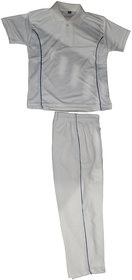 Kaku Fancy Dresses India Cricket Team in White Color National Hero Costume for Kids Independence Day/Republic Day Costume -White,for Boys