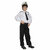 Kaku Fancy Dresses Our Helper/National Hero Pilot Costume -Black,for Boys  Girls