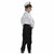 Kaku Fancy Dresses Our Helper/National Hero Pilot Costume -Black,for Boys  Girls