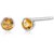 Natural Yellow Sapphire Beautiful Stud Earring For Women  Girls By CEYLONMINE