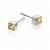Certified stone Yellow Sapphir Earring Original 7 Natural Stone Pukharj Gold Plated Earring By CEYLONMINE
